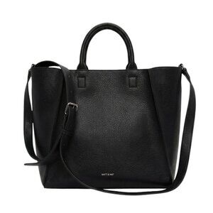 Matt & Nat Sleek Black Tote